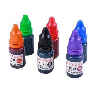 10ml Quick Dry Ink for Flash Stamp for Metal, Plastic, Paper, Clothes
